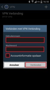Android VPN Instellen - Verbinden